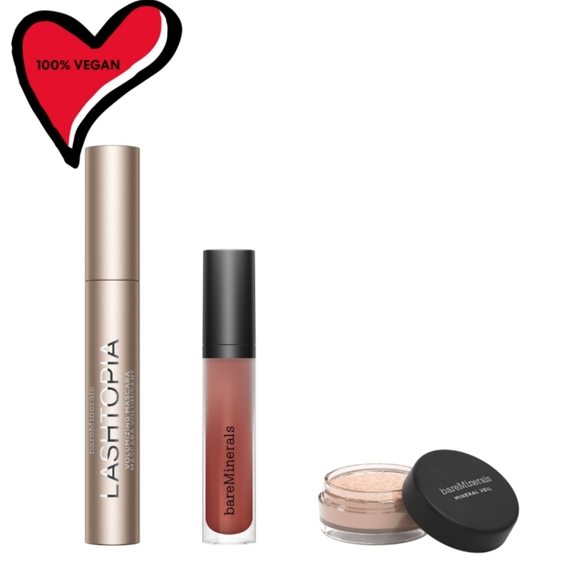 NWT bareMinerals Mascara Lip & Powder Trio - Picture 2 of 7